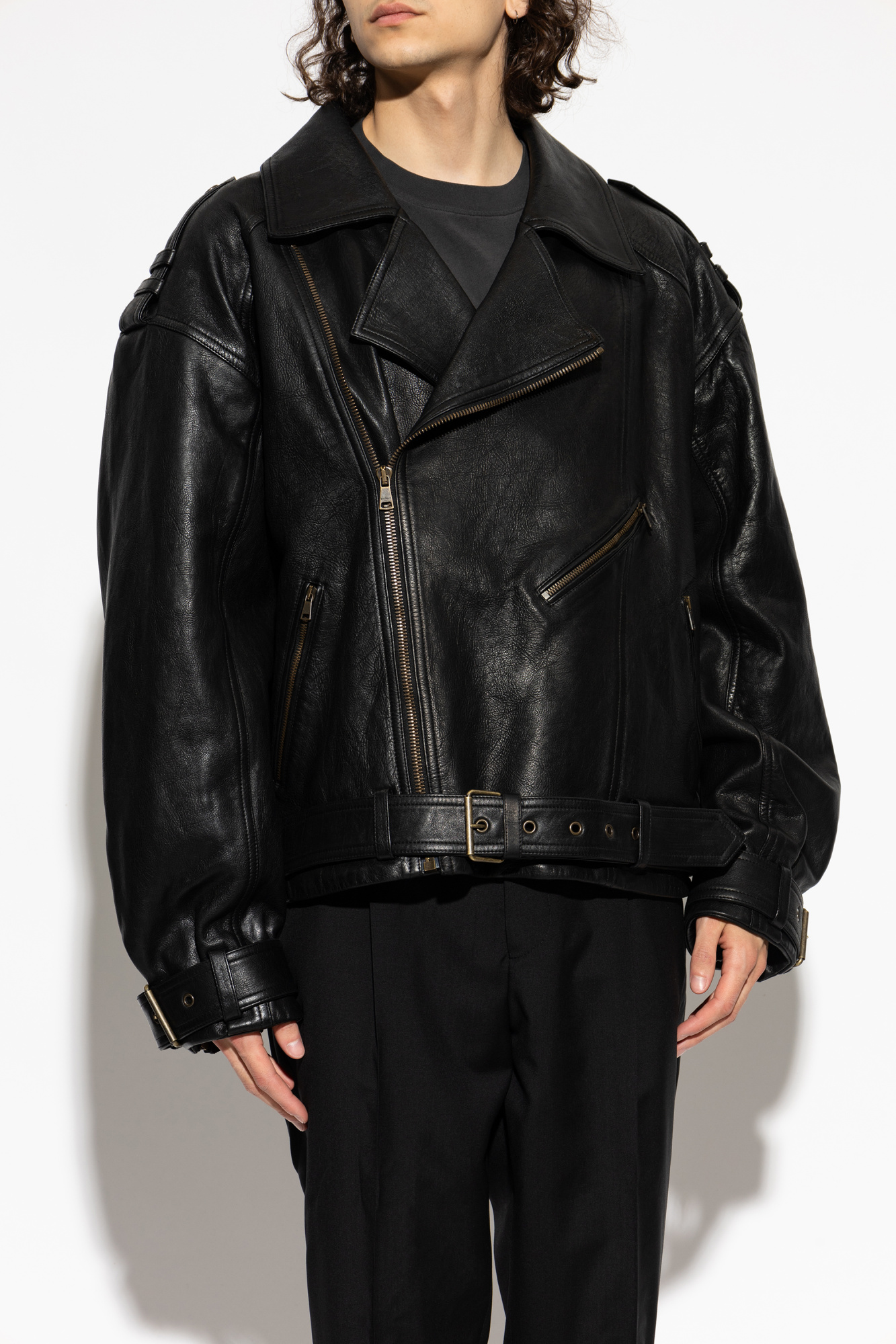 Balmain Leather jacket | Men's | Vitkac